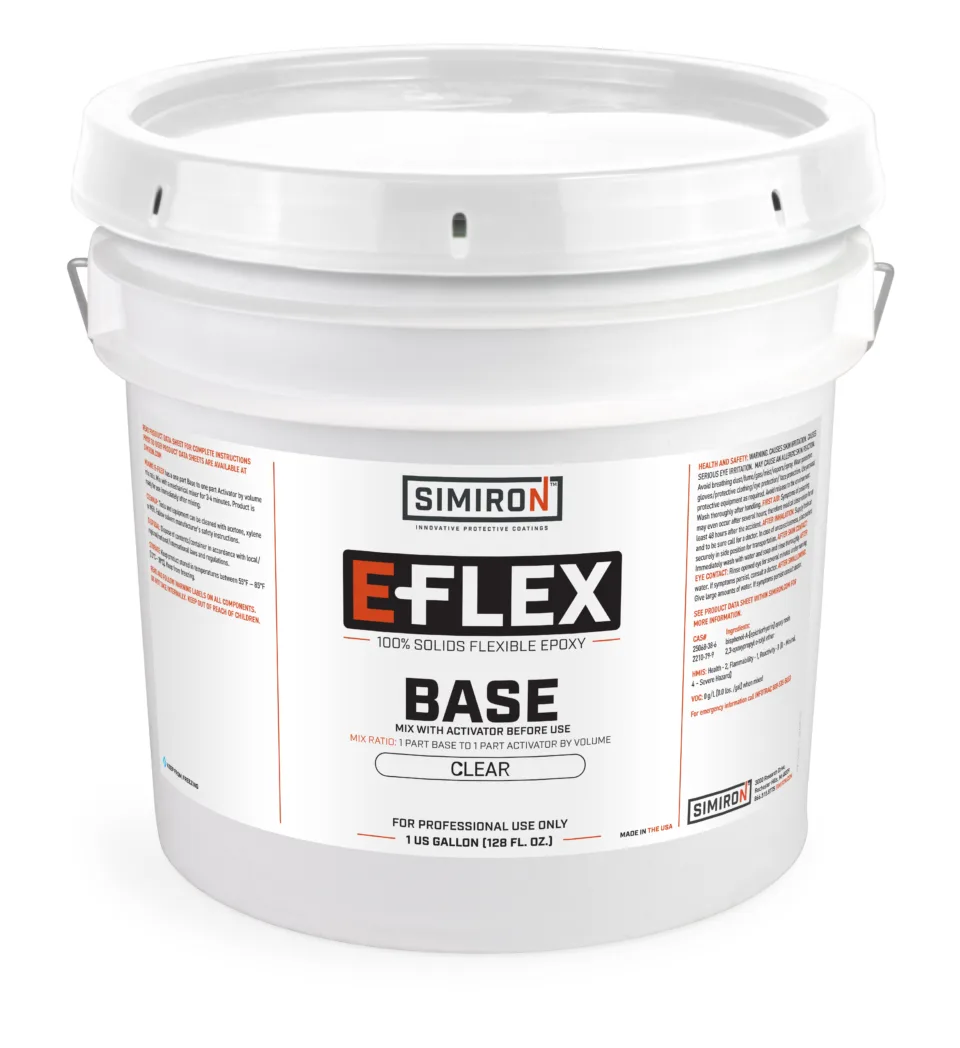 Simiron E-FLEX flexible epoxy product.